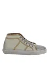 Dolce & Gabbana Vintage Mid Top Sneaker In Neutral