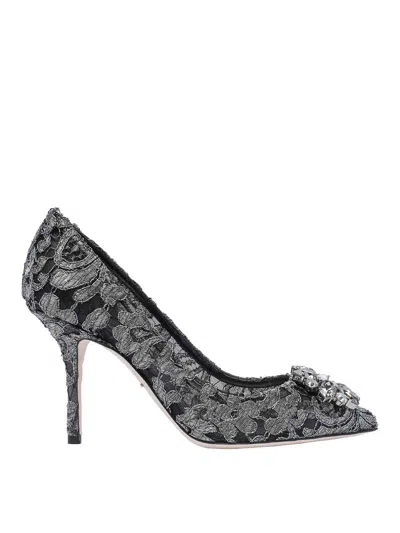 DOLCE & GABBANA ZAPATOS DE SALÓN - GRIS