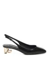 Dolce & Gabbana Dolce&gabbana Women Dg Logo Slingback In Black