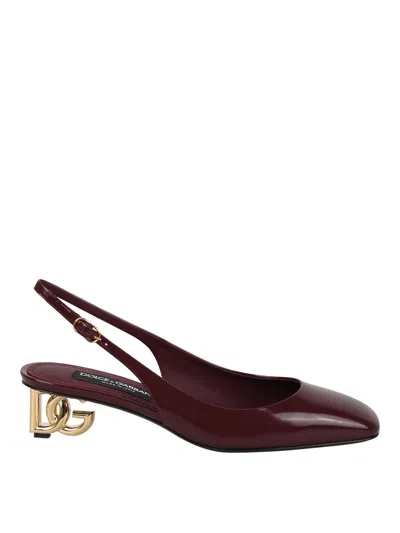 DOLCE & GABBANA PUMPS JACKIE NEW WITH REAR STRAP