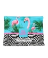 Dolce & Gabbana Zebra Pattern Clutch In Blue
