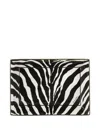 Dolce & Gabbana Zebra Porcelain Tray (26cm X 8.5cm) In Black