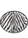 Dolce & Gabbana Zebra-print Oval Serving Plate In Uz003 - Zebra