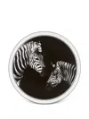 Dolce & Gabbana Zebra-print Platter In Black