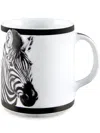 Dolce & Gabbana Zebra-print Porcelain Mug In White