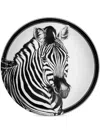 Dolce & Gabbana Zebra-print Porcelain Soup Plates (set Of 2) In White