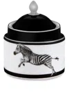 Dolce & Gabbana Zuckerdose Mit Zebra-print In White
