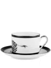Dolce & Gabbana Teeservice Mit Zebra-print In White