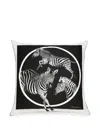 Dolce & Gabbana Silk Twill Cushion Large Multicolor Unisex Onesize In Multi