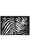 Dolce & Gabbana Zebra-print Wood Tray In Schwarz