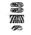 Dolce & Gabbana Zebra Slippers And Sleep Mask Travel Set