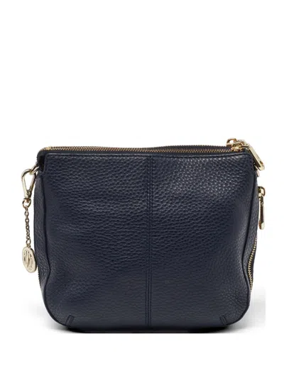 Pre-owned Dolce & Gabbana Zip Crossbody Bag In Blue