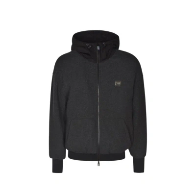 Dolce & Gabbana Zip Fastening Jacket In Gray