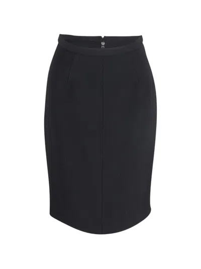 Pre-owned Dolce & Gabbana Zip-fastening Pencil Kirt In Black