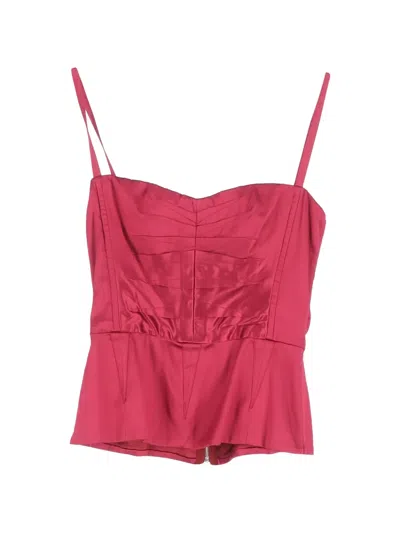 Pre-owned Dolce & Gabbana Zip-fastening Top In Pink