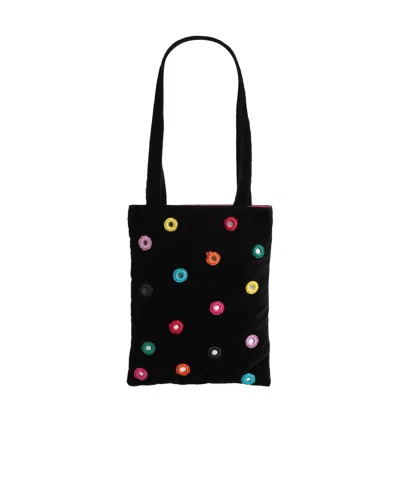 Dolce & Gabbana Zip Pocket Handbags In Black