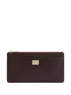 Dolce & Gabbana Card Holder With Logo Plaque In Red