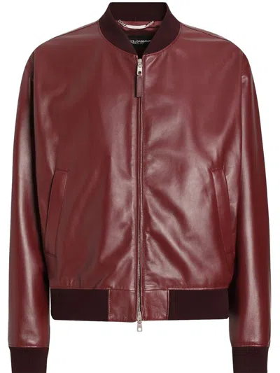 DOLCE & GABBANA ZIP-UP BOMBER JACKET