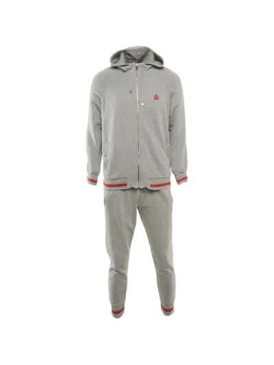 Pre-owned Dolce & Gabbana Zip-up Cotton Tracksuit In Gray
