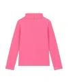 Dolce & Gabbana Zip-up Mock Neck Sweater In Pink