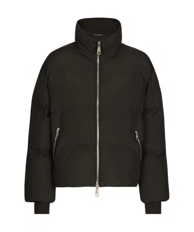 DOLCE & GABBANA DOLCE  GABBANA BRANDED TAG CROPPED DOWN JACKET