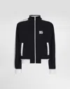 Dolce & Gabbana Logo-embroidered Sweatshirt In Black