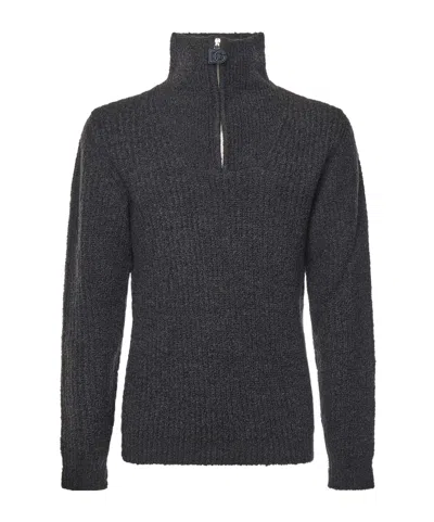 DOLCE & GABBANA DOLCE  GABBANA ZIP-UP TURTLENECK SWEATER