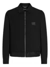 Dolce & Gabbana Technical Jersey Sweatshirt With Branded Tag In Black