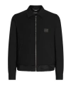 Dolce & Gabbana Technical Jersey Sweatshirt With Branded Tag In Black