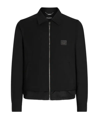 DOLCE & GABBANA ZIP-UP WINDBREAKER