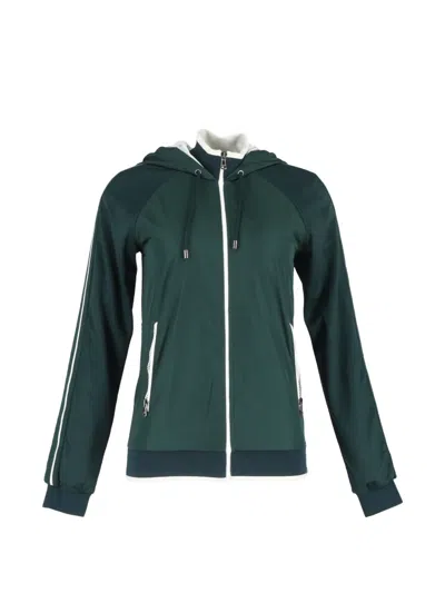 Pre-owned Dolce & Gabbana Zipped Hooded Jacket In Green