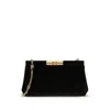 Dolce & Gabbana Zipper Shoulder Bag In Black