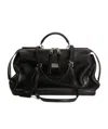 Dolce & Gabbana Zipper Shoulder Bag In Black