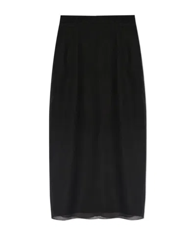 Dolce & Gabbana Zipper Skirt In Black