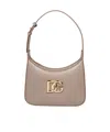Dolce & Gabbana Shoulder Bag Leather L Taupe In Gray
