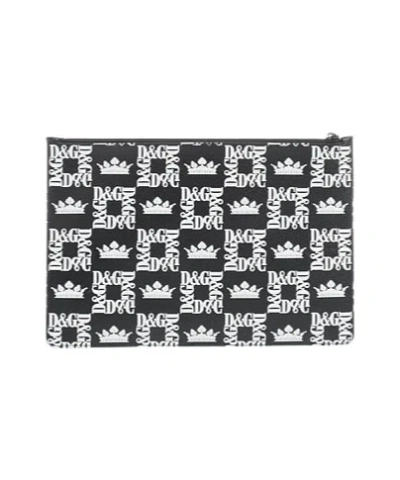 Dolce & Gabbana Zipper Wallet In Black
