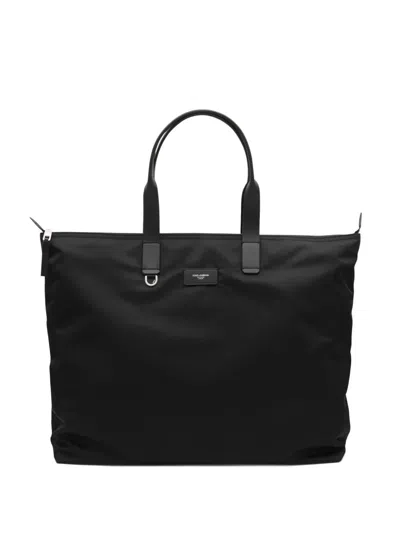 Dolce & Gabbana Zippered Tote Bag With Leather Handles