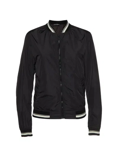 Pre-owned Dolce & Gabbana Zip-up Bomber Jacket In Black