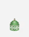 Dolce & Gabbana Porcelain Sugar Bowl In Multicolor