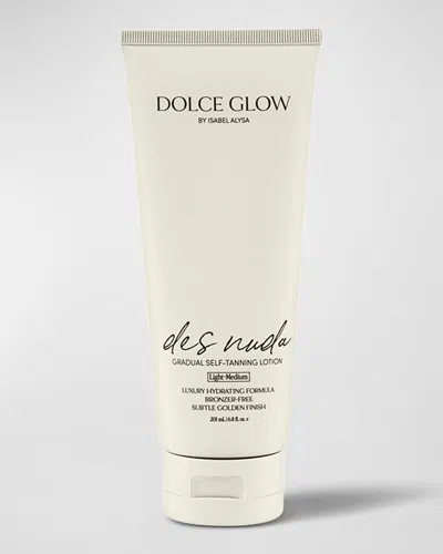 Dolce Glow 6.8 Oz. Des Nuda Self-tanning Lotion - Light To Medium