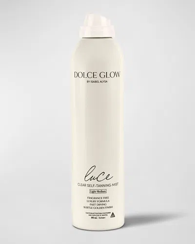 Dolce Glow Luce Mist Clear Self Tanning Mist In Light Medium, 6.4 Oz. In White