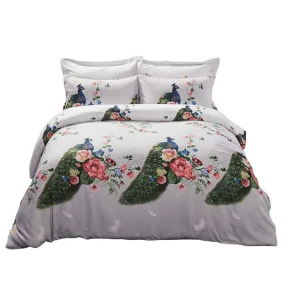 DOLCE MELA DUVET COVER SET- PEACOCK