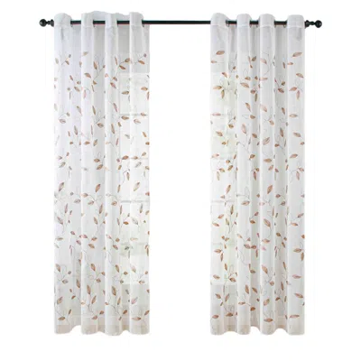 Dolce Mela Sheer Curtain Panels