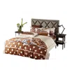 Dolce Mela Twin Size Duvet Cover Sheets Set, Sleepy Tiger