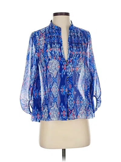 Pre-owned Dolce Vita 3/4 Sleeve Blouse In Blue