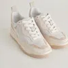 Dolce Vita Notice X Platform Sneaker In Beige