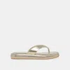 Dolce Vita Adin Sandals Platinum Distressed Leather