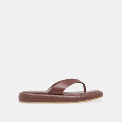 Dolce Vita Adin Sandals Walnut Leather