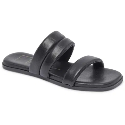 Dolce Vita Adore Womens Leather Slip On Slide Sandals In Multi