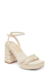 Dolce Vita Agnes Ankle Strap Platform Sandal In Brown